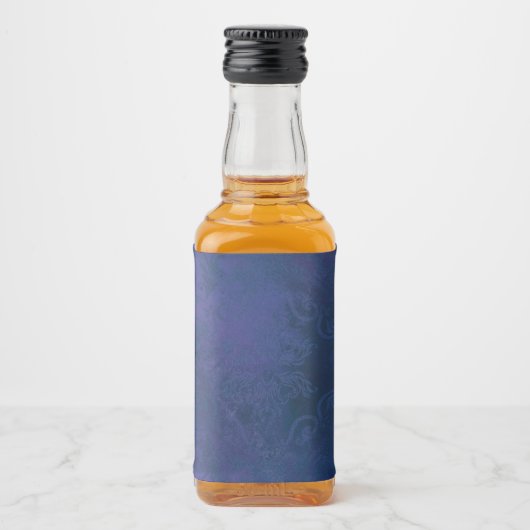 blau alkoholflaschenetikett (Vorderseite)