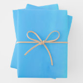 Blau als Abstrakte Kunst des Sky Geschenkpapier Set (Beispiel)