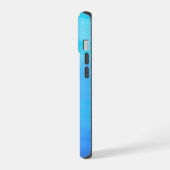 Blau als Abstrakte Kunst des Sky iPhone 15 Hülle (Linke Seite)