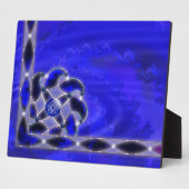 Blau als Meer Foto Plaque Fotoplatte (Seite)