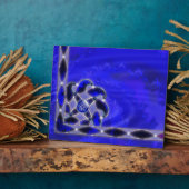 Blau als Meer Foto Plaque Fotoplatte (Seite)