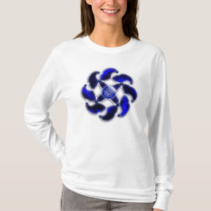 Blau als Shirt