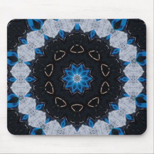 Blau am Morgen und in der Nacht Mousepad