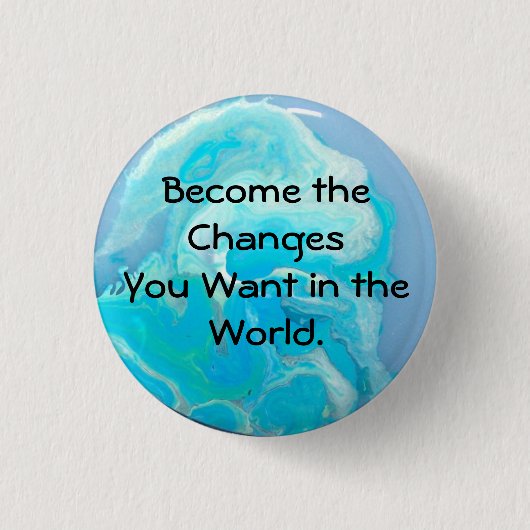 Blau ändert Knopf Button (Vorderseite)