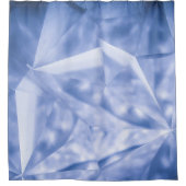 Blau-Anzug Duschvorhang (Vorderseite)