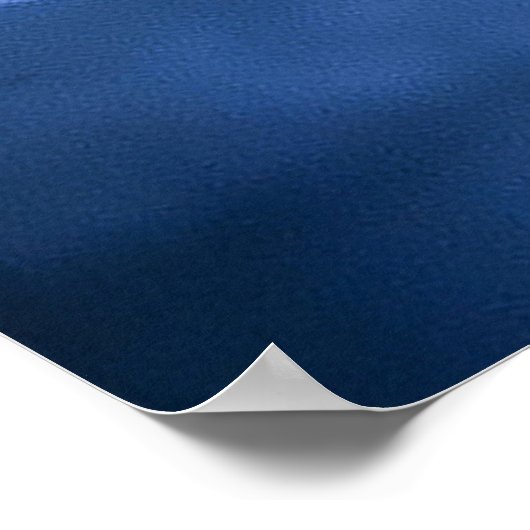 Blau-Anzug-Jacke Poster (Ecke)