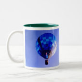 Blau auf Blau I Zweifarbige Tasse (Links)