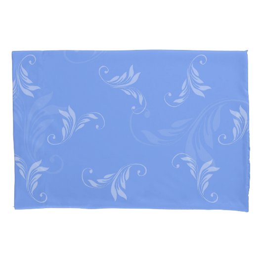 Blau auf blau kissenbezug (Vorderseite)