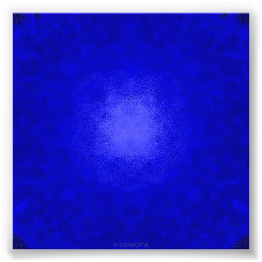 Blau auf blauen Punkten Fotodruck (Vorne)