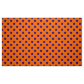 Blau auf Orange Polka Dots Design Stoff (Fat Quarter (45,7 x 55,9 cm))
