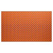 Blau auf Orange Polka Dots Design Stoff (Yard (91,4 cm))