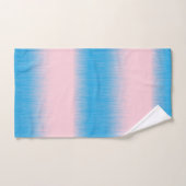 Blau auf rosa Horizont Badhandtuch Set (Handtuch)