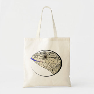 Blau aufgeleckte skink Tasche