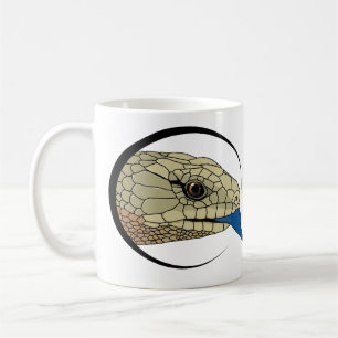 Blau aufgeleckte Skink Tasse