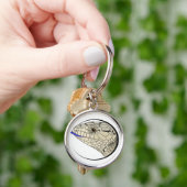 Blau aufgeleckter skink Schlüsselanhänger (Hand)