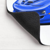Blau-Auto 1998-02 Transportes morgens Mousepad (Ecke)