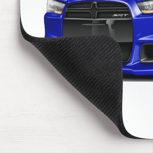 Blau-Auto des Dodge-Ladegerät-SRT8 Mousepad (Ecke)