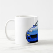 Blau-Auto Nissans 300ZX Kaffeetasse (Links)