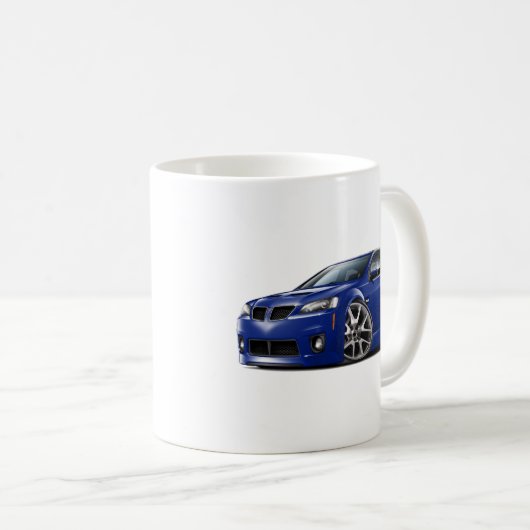 Blau-Auto Pontiacs G8 GXP Kaffeetasse (VorderseiteRechts)