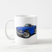 Blau-Auto Triumphs TR6 Kaffeetasse (Links)