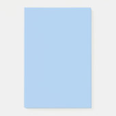 Blau-Babyaugen (Vollfarbe) Post-it Klebezettel (Vorderseite)