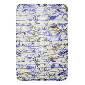 blau badematte (Vorderseite Vertikal)