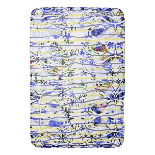 blau badematte (Vorderseite Vertikal)