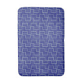 Blau Badematte (Vorderseite Vertikal)