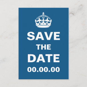 Blau behält Ruhe Save the Date