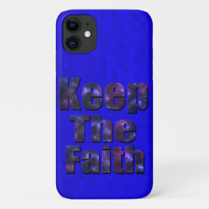 Blau Behalte das Glaubenslogo, Case-Mate iPhone Hülle