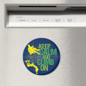 Blau Behaltend Ruhe und Klettersteig auf dem Felse Magnet (In Situ (Geschirrspüler))