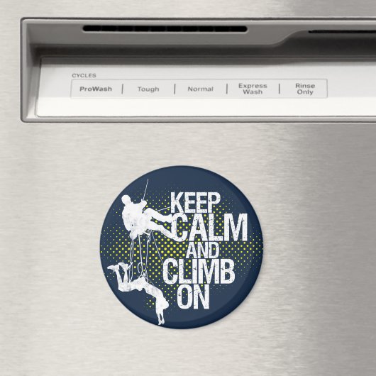 Blau Behaltend Ruhe und Klettersteig auf dem Felse Magnet (In Situ (Geschirrspüler))