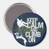 Blau Behaltend Ruhe und Klettersteig auf dem Felse Magnet (Vorderseite/Rückseite)