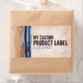 Blau, Beige, Eggplant, Pflaumenmuster (Insitu)