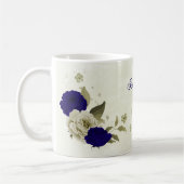 Blau-Beige Kaffeetasse (Links)