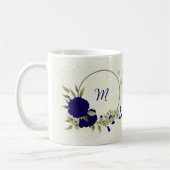 Blau-Beige Kaffeetasse (Links)