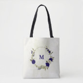 Blau-Beige Tasche (Vorderseite)