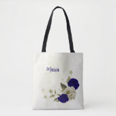 Blau-Beige Tasche (Vorderseite)