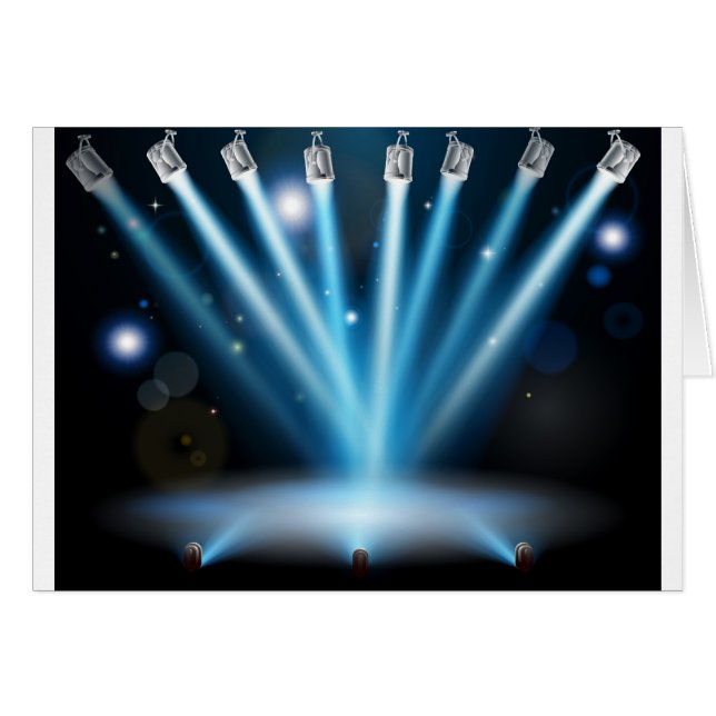 Blau beleuchtet Konzept (Vorderseite (Horizontal))