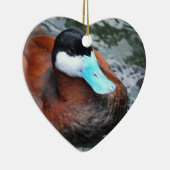 Blau berechnete Enten-Verzierungen Keramik Ornament (Rechts)