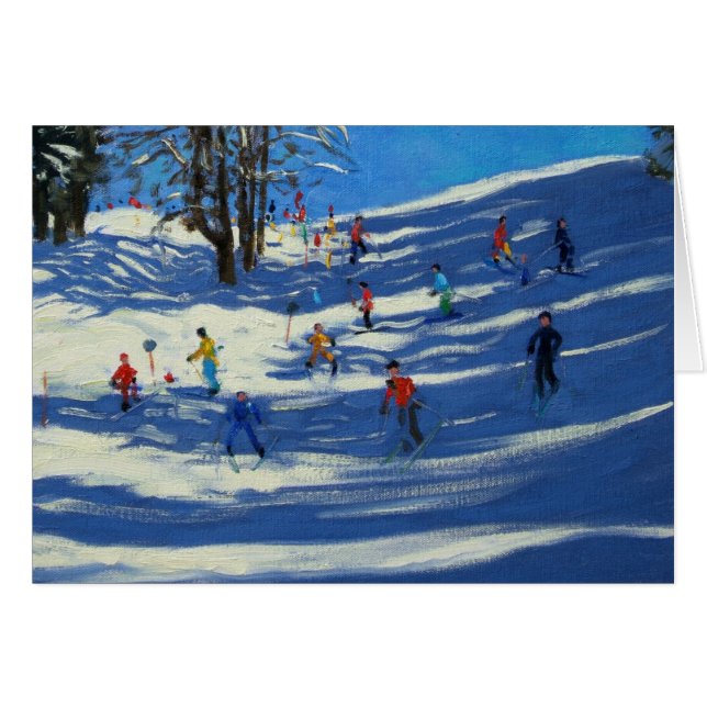 Blau beschattet Morzine (Vorderseite (Horizontal))