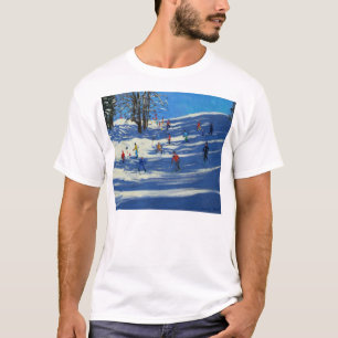 Blau beschattet Morzine T-Shirt