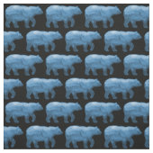 Blau betrifft schwarzes Gewebe H Stoff (Muster)