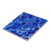 Blau bewegt Seeschaumfliese wellenartig Fliese (Seite)