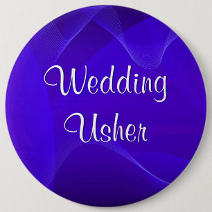 Blau bewegt Usher wellenartig Button