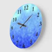 Blau bewölkt Wanduhr (Winkel)