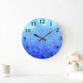 Blau bewölkt Wanduhr (Zuhause)