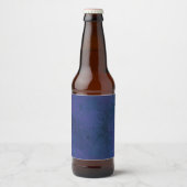 blau bierflaschenetikett (Vorderseite)