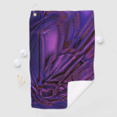 Blau bis lila verblasste Textur und digitale Kratz Golfhandtuch (Insitu)