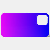 Blau bis Magenta Bright Ombre Case-Mate iPhone Hülle (Rückseite (Horizontal))
